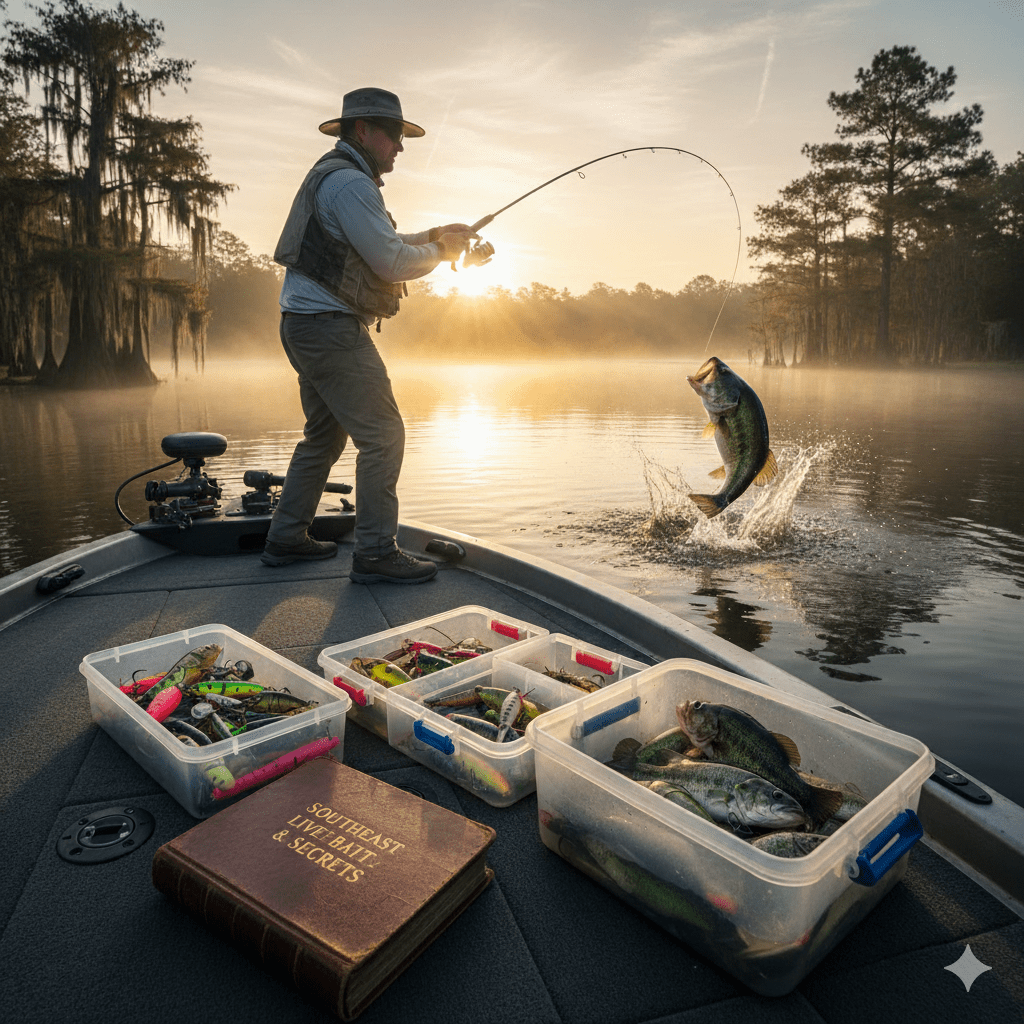 ULTIMATE Southeast Live Bait Lure Secrets