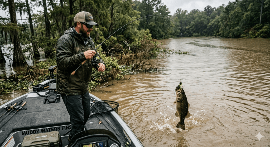 The Mudline Mirage: Finding and Catching Bass in Stained Water After a Rain 1 Catching Bass in Stained Water After a Rain
