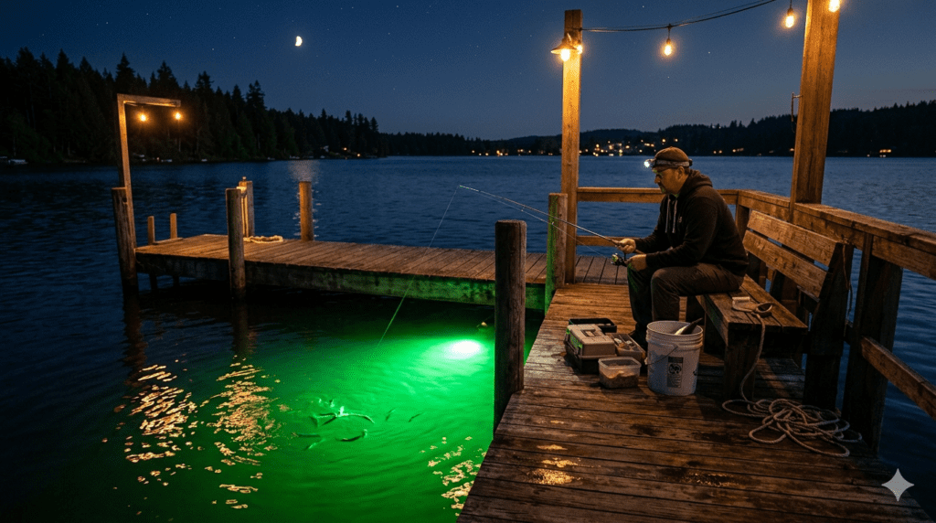 Night Fishing for Bass Under Artificial Light (Beyond the Obvious) 1 Night Fishing for Bass Under Artificial Light Beyond the Obvious